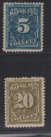 US Telegraph #1T10-12 Mint\Hinged F - VF